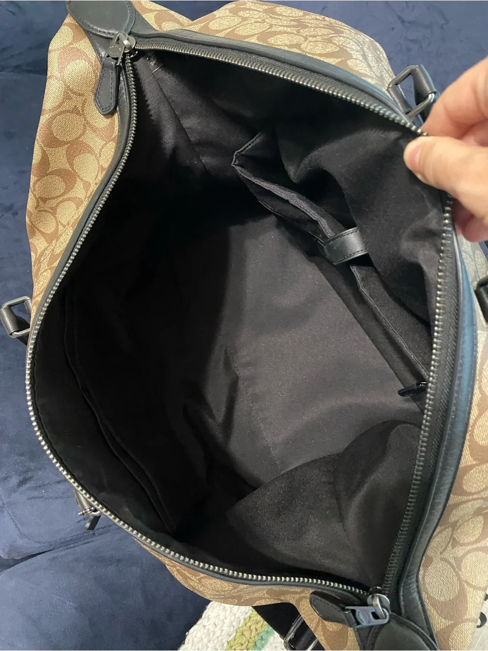 NWOT Coach Trekker XL Duffle Bag Signature Travel Weekender Carry On Canvas
